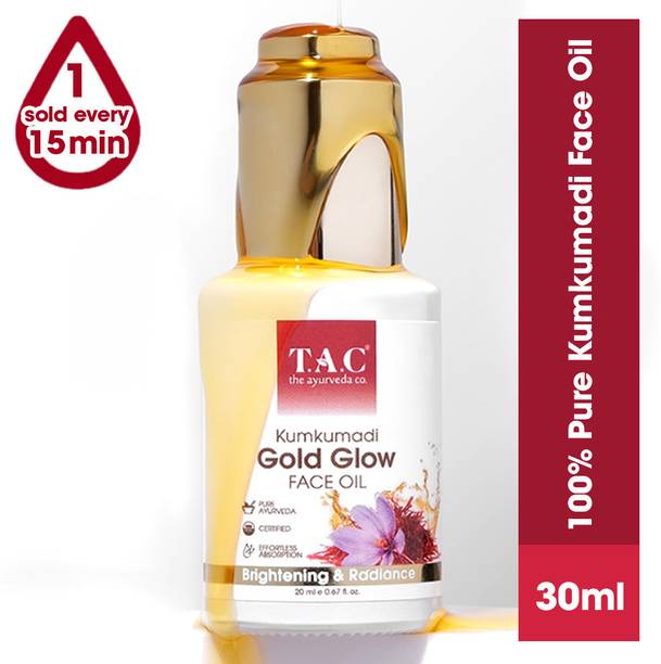 TAC - The Ayurveda Co. 100% Pure Kumkumadi Gold Glow Face Oil B