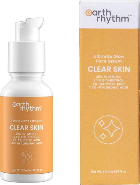 Earth Rhythm Vitamin C Skin Illuminate Serum, for Radiant & Glowing Skin, All Type Skin -30ml