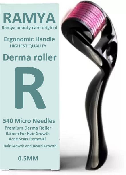 Ramya beauty care The Matters Derma roller 0.5mm for hair & beard growth| 0.5 mm Titanium 540micro