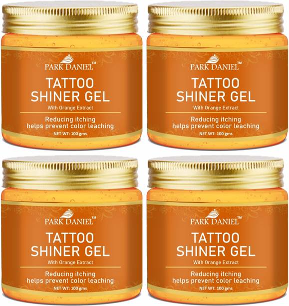 PARK DANIEL Tattoo Shiner Gel With Orange Extract Reduce Itching Pack of 4 100 G