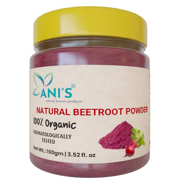 ANI'S 100% Natural & Pure Beetroot Powder For Face Pack & Hair Pack & Lips