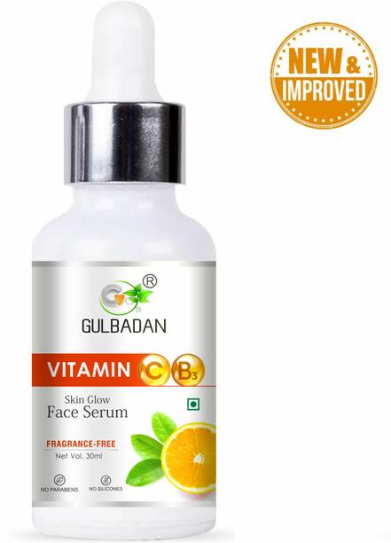 GULBADAN Vitamin C Face Serum for Glowing Skin with Hyaluronic Acid