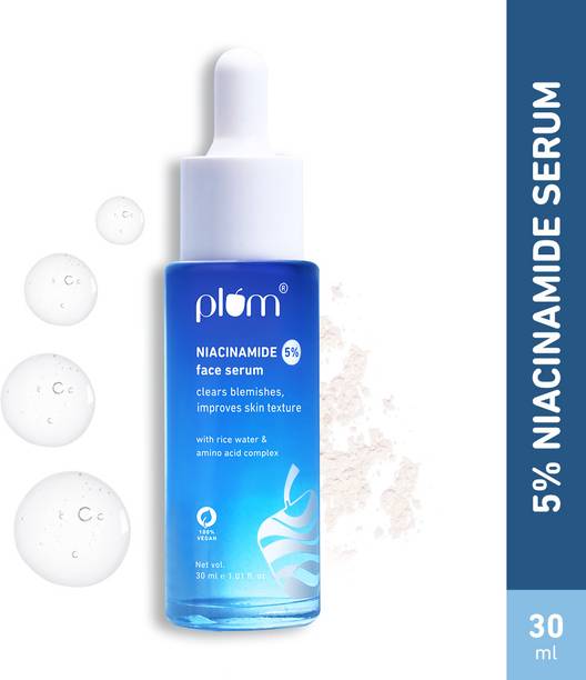 Plum 5% Niacinamide Face Serum | Clears Blemishes & Improves Skin Texture