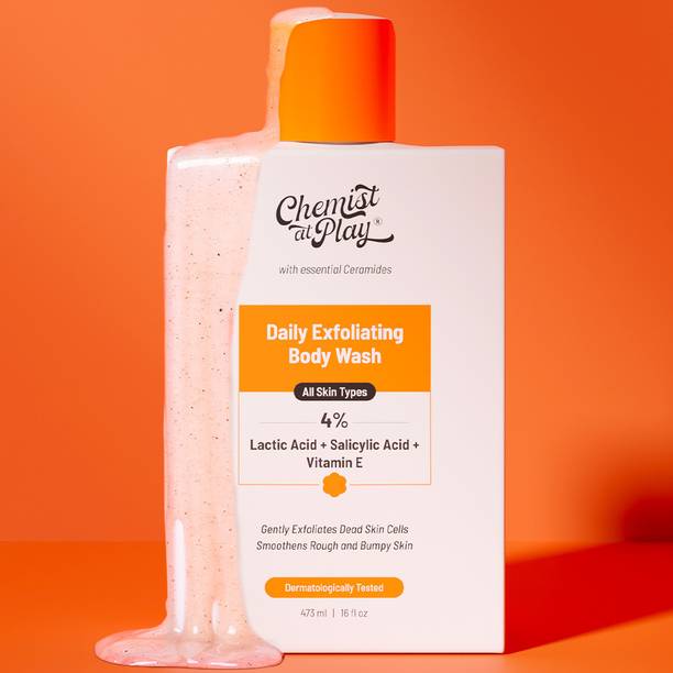 Chemist at Play Exfoliating Body Wash - Lactic Acid, Salicylic Ac