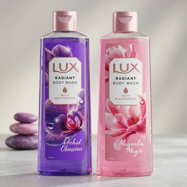 LUX Magical Orchid Body Wash & Soft Rose Body Wash (Pack of 2)