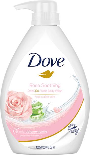 DOVE Soothing Rose & Aloe Vera Body Wash for Replenished Skin, Refreshing Scent
