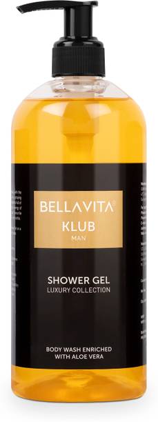 BELLAVITA KLUB MAN Body Wash|With Woody & Citrus Notes, helps in Skin Nourishment|