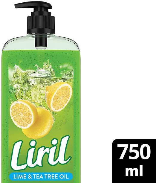 Liril Super Saver XL Pump, Lemon & Tea Tree Oil, Paraben Free Body Wash