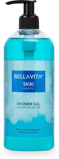 BELLAVITA SKAI AQUATIC Body Wash|With Citrus & Woody Notes, helps in Moisturising skin|