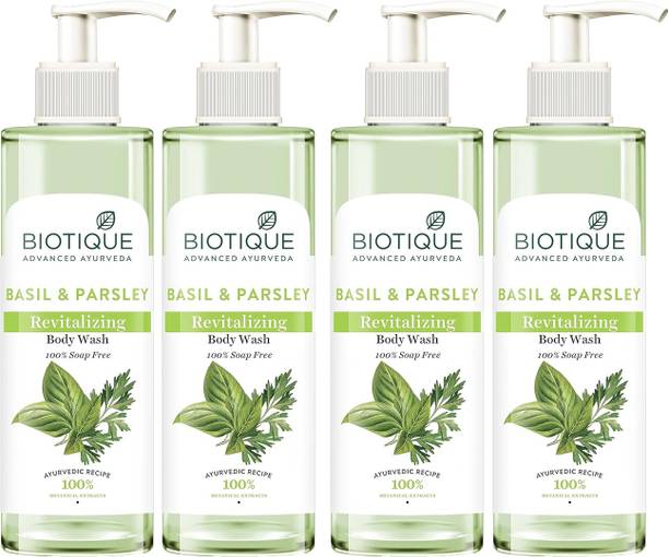 BIOTIQUE Basil & Parsley Revitalizing Body Wash