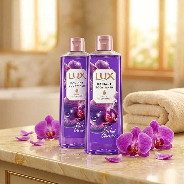 LUX Radiant Body Wash With Orchid Obession 245x2u