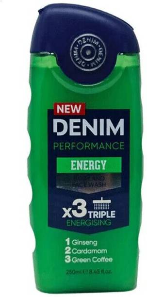 DENIM Energy Body & Face Wash - 250ml