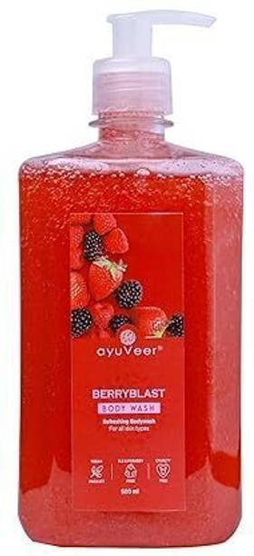 ayuveer Berry Blast Body Wash Shower Gel Deep Clean & Intense Hydration