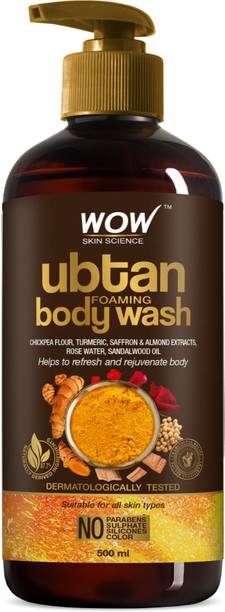 WOW SKIN SCIENCE Ubtan Body Wash For Tan Removal And Glowing Skin