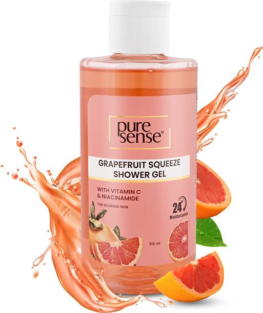 पुरेसेंस Grapefruit Squeeze Shower Gel Body Wash with Vitamin C Niacinamide for All Skin