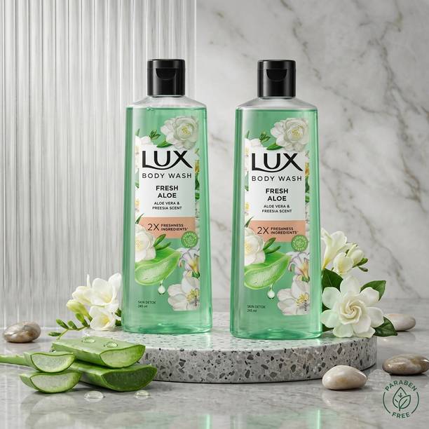 LUX Fresh Aloe Body wash | Aloe Vera & Freesia Scent | Long Lasting