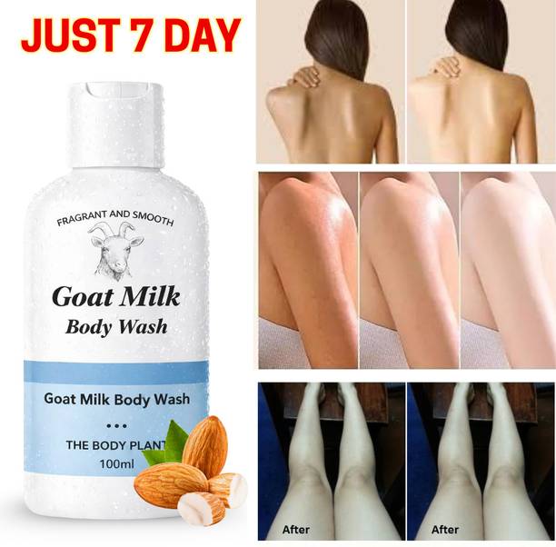 THE BODY PLANT BODYPLANT Goat Milk Body Wash (BLUE) 100ml | Hydrating Cleanser