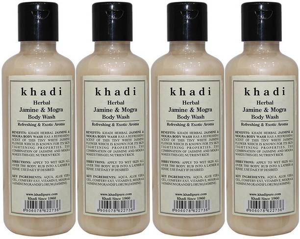 KHADI Herbal Jasmine & Mogra Body Wash