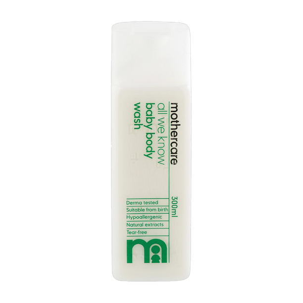 Mothercare All We Know Baby Body Wash | Gentle On Delicate Skin with Tear-Free Formula