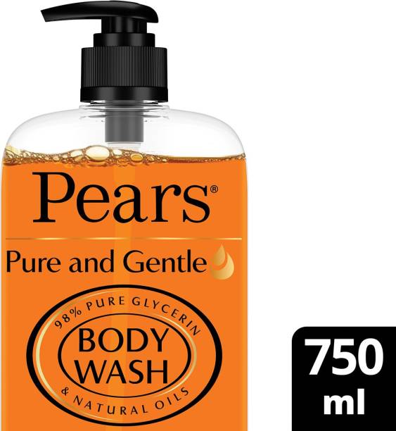 Pears Pure & Gentle Shower Gel, Super Saver XL Pump Bottle, Paraben free