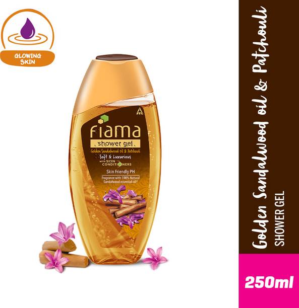 FIAMA Shower gel Golden Sandalwood oil and Patchouli with skin conditioners 250 ml