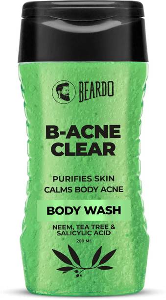 BEARDO B-Acne Clear Body Wash for Men | Neem, Tea Tree and Salicylic Acid | Clean Skin