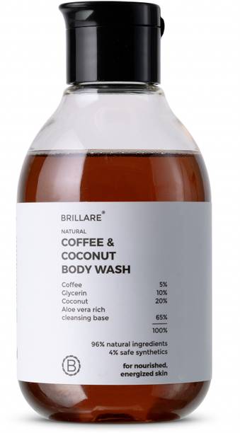 BRILLARE Coffee & Coconut Body Wash for Energized & Moisturised Skin