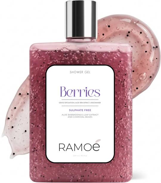 Ramoè Berries Sulphate Free Shower Gel with Aloe Vera Extract Niacinamide