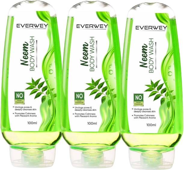 Everwey Daily Refreshing Neem Body Wash Pack Of 3