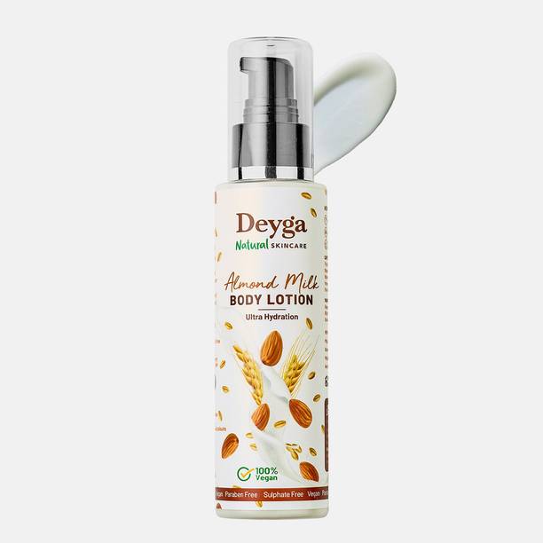 Deyga Almond Milk Body Lotion (100 Ml) Moisturizes I Refreshes I Brightens