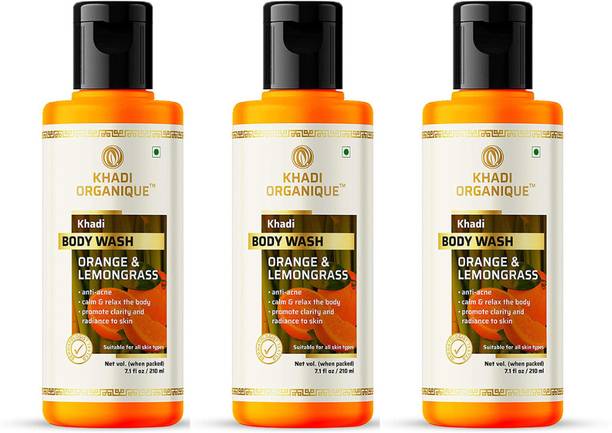 khadi ORGANIQUE Orange & Lemongrass Body Wash