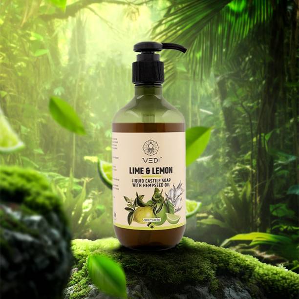 Vedi Liquid Castile Bath Soap, 100% Vegan & Natural, SLS & Paraben Free