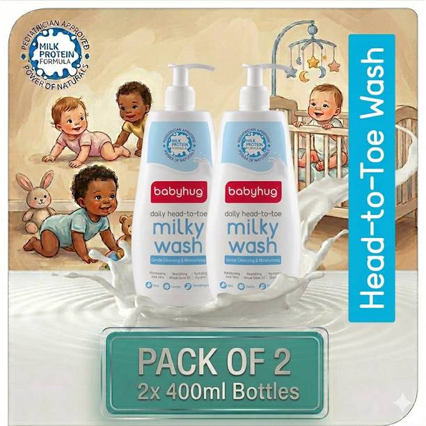 babyhug Body Wash Daily Use – Safe for Baby 1800 ML Pack of 2