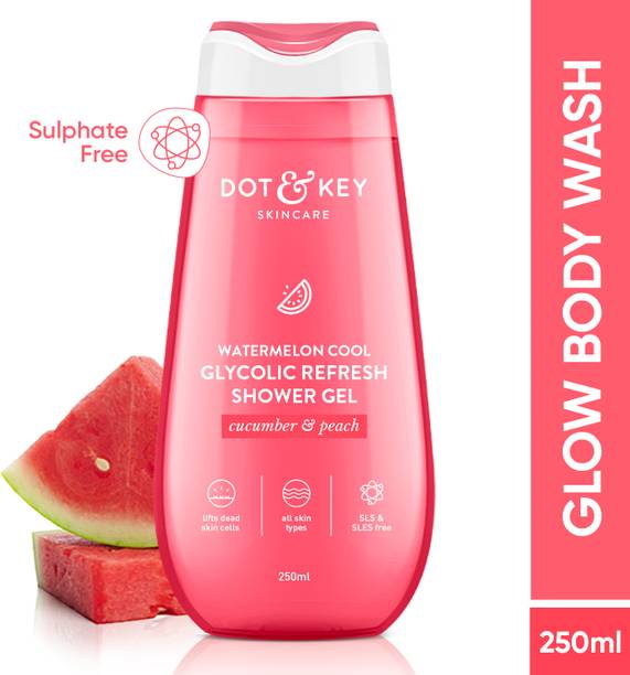 Dot & Key Watermelon +Glycolic Fresh & Cool Shower Gel For Glowing Skin for All Skin Types