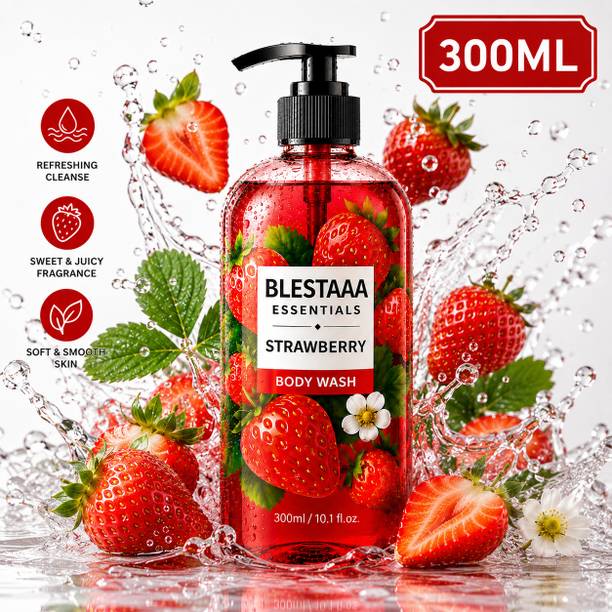 blestaaa essentialss Enjoy Long-Lasting Freshness with Strawberry Scented Body Wash