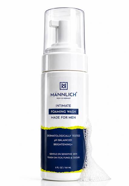 Mannlich pH Balanced Intimate Wash for Men | With Aloe Vera, Neem and Tea Tree Oil