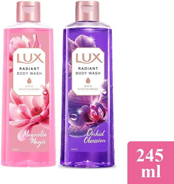 LUX Magnolia Magic and Orchid obsession Radiant Glow Bouncy Skin Body Wash