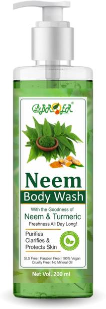 BROER Anti-Bacterial Neem Body Wash | Enriched with Neem and Turmeric, Germ protection