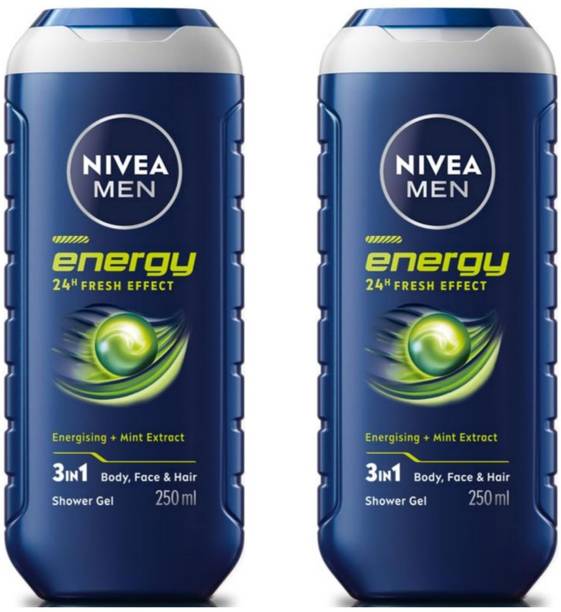 NIVEA Energy 250ml Shower gel Set of 2