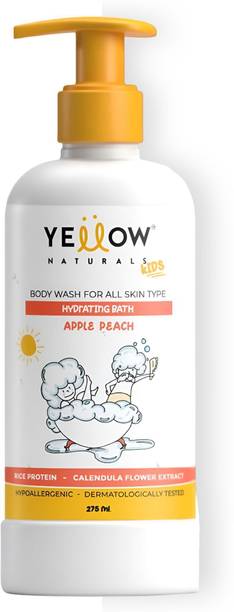 Yellow Naturals Hydrating Body Wash for Kids, Tear Free, All Skin Types
