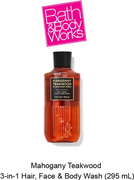 BATH & BODY WORKS Mahogany Teakwood 3-in-1 Hair, Face & Body Wash 295 ml