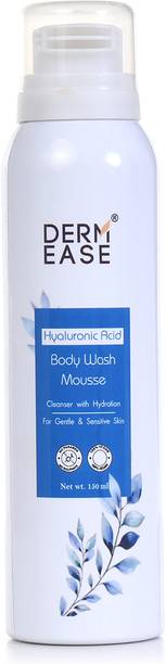 DERMEASE Hyaluronic Acid Body Wash Mousse | Foam Body Wash| Cleanser with Hydration |