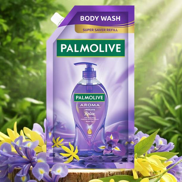 PALMOLIVE Iris & Ylang Ylang Essential Oil Aroma Absolute Relax Body Wash Refill Pack