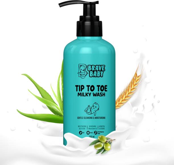 Brave Baby Tip To Toe Milky Wash for Nourishing and Natural Body Wash