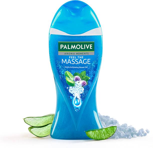 PALMOLIVE Aloevera & Thermal Mineral Feel The Massage Exfoliating Bodywash for Men & Women