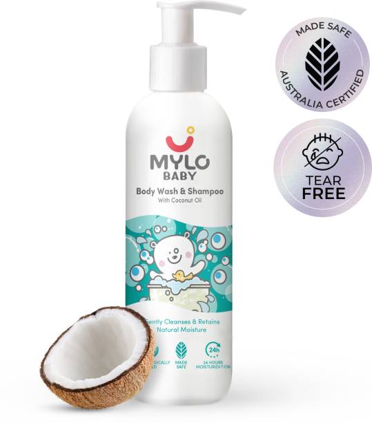 MYLO Baby Shampoo and Body Wash | Gentle Cleansing Head-to-Toe
