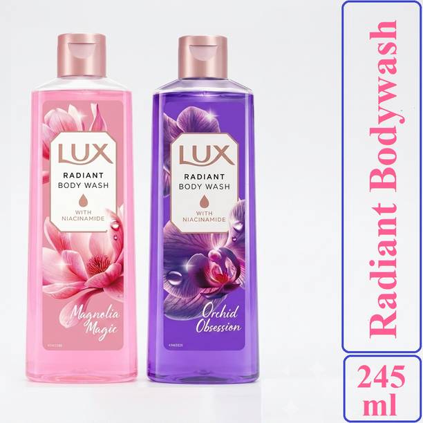 LUX Magical Orchid Body Wash (245ml), Soft Rose Body Wash (245ml)
