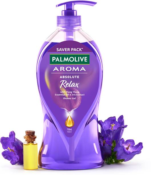 PALMOLIVE Iris & Ylang Ylang Essential Oil Aroma Absolute Relax, Moisturizing Body Wash