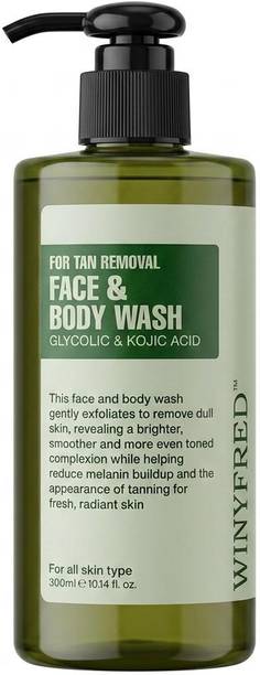 Winyfred Glycolic & Kojic Acid Face and Body Wash | Korean Formulation