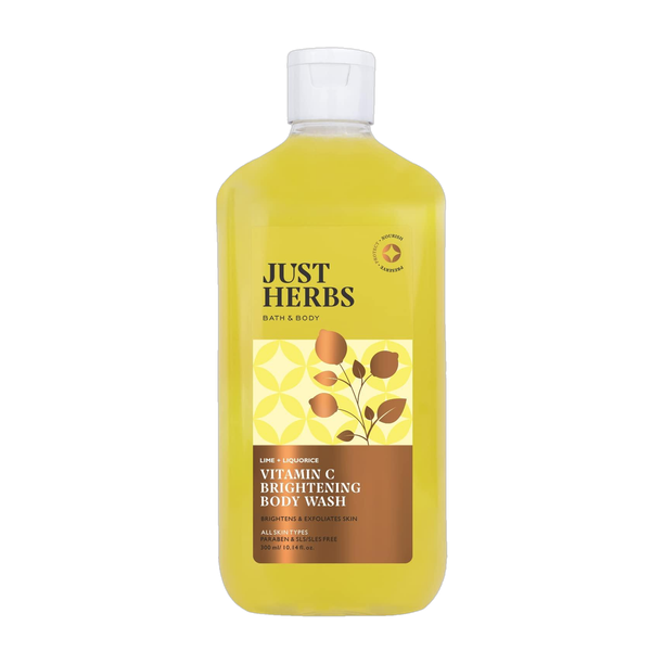 Just Herbs Vitamin C Brightening Body Wash With Lime and Liquorice